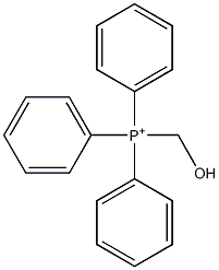 (Hydroxymethyl)triphenylphosphonium Struktur