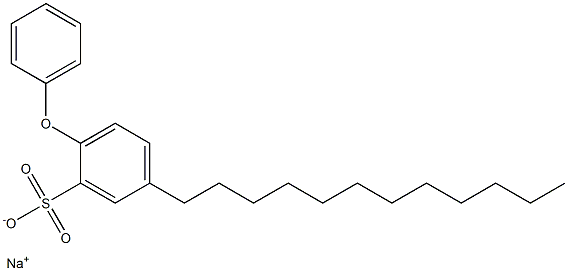 2-Phenoxy-5-dodecylbenzenesulfonic acid sodium salt Struktur