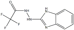 2-(1H-Benzimidazol-2-yl)-1-(trifluoroacetyl)hydrazine Struktur