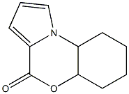 5a,6,7,8,9,9a-Hexahydro-4H-pyrrolo[2,1-c][1,4]benzoxazin-4-one Struktur