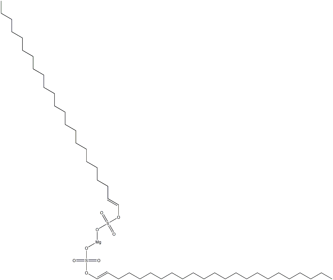 Bis[(1-tricosenyloxy)sulfonyloxy]magnesium Struktur