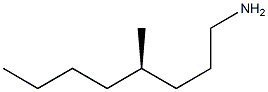 [R,(+)]-4-Methyloctane-1-amine Struktur