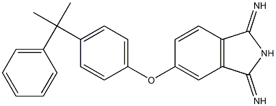 5-[p-(2-Phenylpropan-2-yl)phenoxy]-1,3-diiminoisoindoline Struktur