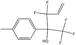 1,1,1,3,3-Pentafluoro-2-(4-methylphenyl)-4-penten-2-ol Struktur