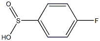 4-Fluorobenzenesulfinic acid Struktur