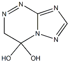 3,4-Dihydro[1,2,4]triazolo[5,1-c][1,2,4]triazine-4,4-diol Struktur