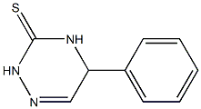 4,5-Dihydro-5-phenyl-1,2,4-triazine-3(2H)-thione Struktur