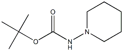 1-(tert-Butoxycarbonylamino)piperidine Struktur