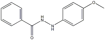 Benzoic acid N'-(4-methoxyphenyl) hydrazide Struktur