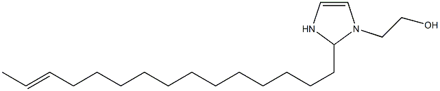 2-(13-Pentadecenyl)-4-imidazoline-1-ethanol Struktur