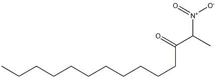 2-Nitro-3-tetradecanone Struktur