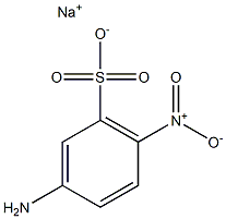 3-Amino-6-nitrobenzenesulfonic acid sodium salt Struktur