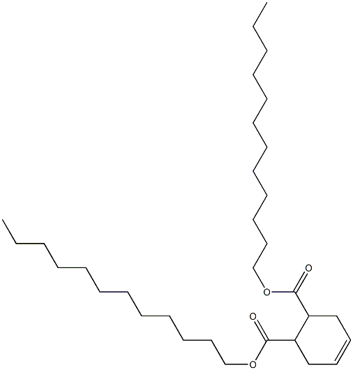 4-Cyclohexene-1,2-dicarboxylic acid didodecyl ester Struktur