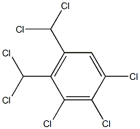 1,2,3-Trichloro-4,5-bis(dichloromethyl)benzene Struktur