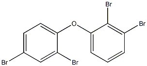 2,3-Dibromophenyl 2,4-dibromophenyl ether Struktur