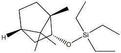 [1S,2R,4S,(-)]-2-(Triethylsiloxy)bornane Struktur