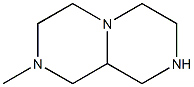 Octahydro-2-methyl-4H-pyrazino[1,2-a]pyrazine Struktur