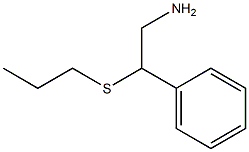 2-Phenyl-2-(propylthio)ethylamine Struktur