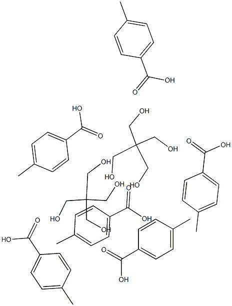 Dipentaerythritol hexa(4-methylbenzoate) Struktur