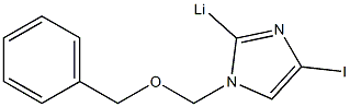 4-Iodo-2-lithio-1-[(benzyloxy)methyl]-1H-imidazole Struktur