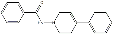 N-(4-Phenyl-1,2,5,6-tetrahydropyridine-1-yl)benzamide Struktur