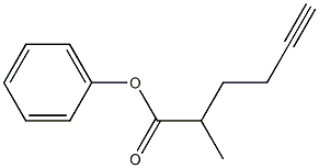 1-Phenoxy-2-methyl-5-hexyn-1-one Struktur