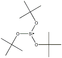 Tritert-butoxysilyl radical Struktur