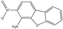 4-Amino-3-nitrodibenzofuran Struktur