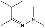 3-Methyl-2-butanone dimethyl hydrazone Struktur