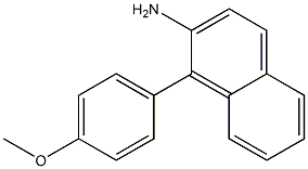 1-(4-Methoxyphenyl)naphthalen-2-amine Struktur