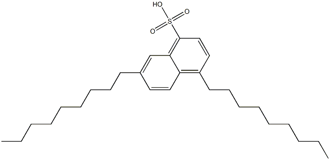 4,7-Dinonyl-1-naphthalenesulfonic acid Struktur