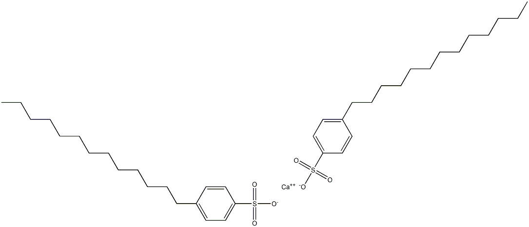 Bis(4-tridecylbenzenesulfonic acid)calcium salt Struktur