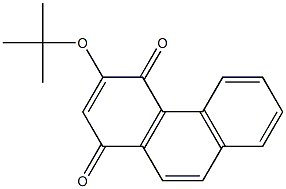 3-(tert-Butyloxy)phenanthrene-1,4-dione Struktur