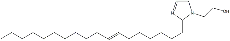 2-(7-Octadecenyl)-3-imidazoline-1-ethanol Struktur