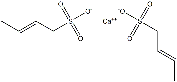 Bis(2-butene-1-sulfonic acid)calcium salt Struktur