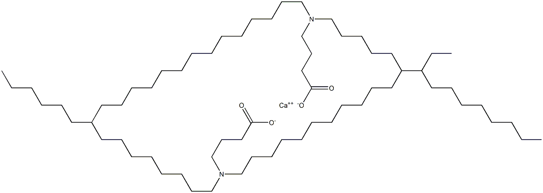 Bis[4-(dipentadecylamino)butyric acid]calcium salt Struktur