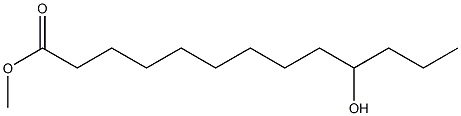 10-Hydroxytridecanoic acid methyl ester Struktur