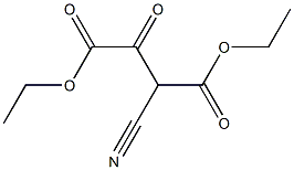 2-Cyano-3-oxobutanedioic acid diethyl ester Struktur