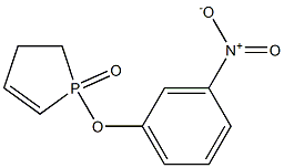 1-(3-Nitrophenoxy)-4,5-dihydro-1H-phosphole 1-oxide Struktur