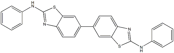 2,2'-Bis(phenylamino)-6,6'-bibenzothiazole Struktur