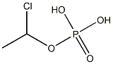 Phosphoric acid dihydrogen 1-chloroethyl ester Struktur