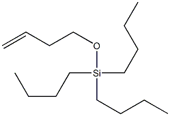 4-[(Tributylsilyl)oxy]-1-butene Struktur