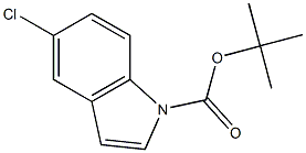 1-(tert-Butoxycarbonyl)-5-chloro-1H-indole Struktur