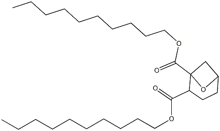 7-Oxabicyclo[3.1.1]heptane-1,2-dicarboxylic acid didecyl ester Struktur