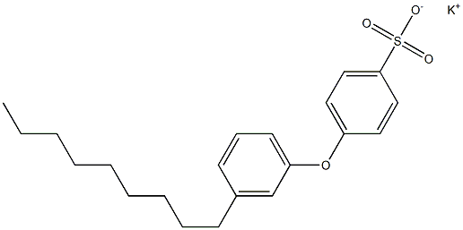 4-(3-Nonylphenoxy)benzenesulfonic acid potassium salt Struktur