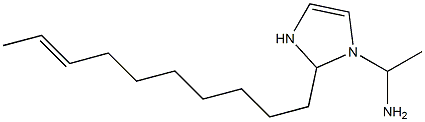 1-(1-Aminoethyl)-2-(8-decenyl)-4-imidazoline Struktur