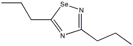 3,5-Bis(propyl)-1,2,4-selenadiazole Struktur