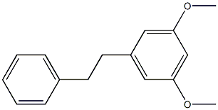 1,3-Dimethoxy-5-phenethylbenzene Struktur