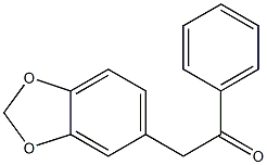 1-Phenyl-2-[3,4-(methylenedioxy)phenyl]ethan-1-one Struktur