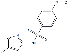 4-Nitroso-N-(5-methylisoxazole-3-yl)benzenesulfonamide Struktur